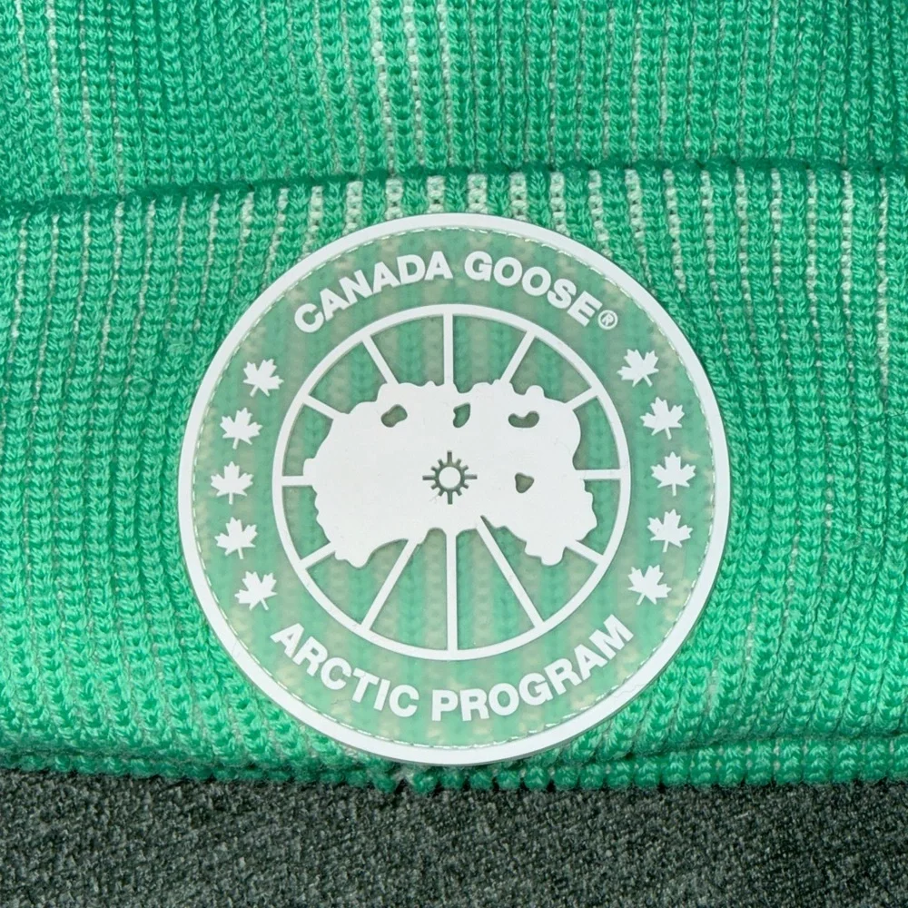 Canada Goose Green Beanie 💚 - Picture 2 of 3